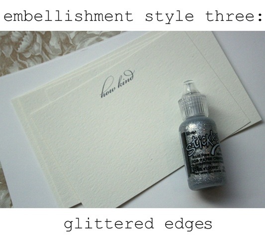 glittered
