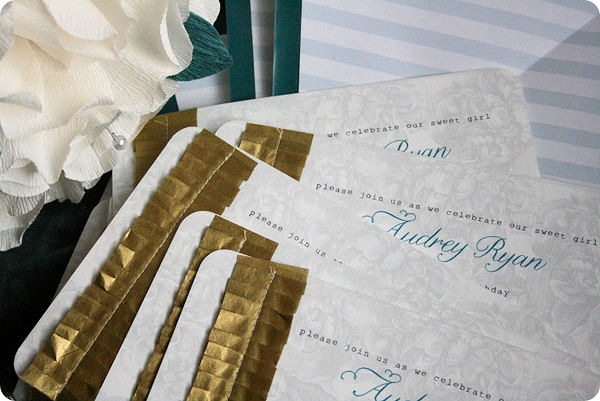 stack of invitations
