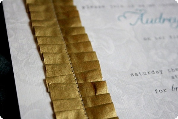 tissue ruffle