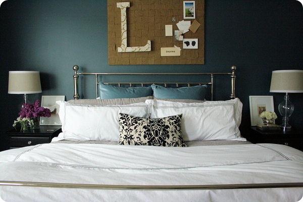 the bed