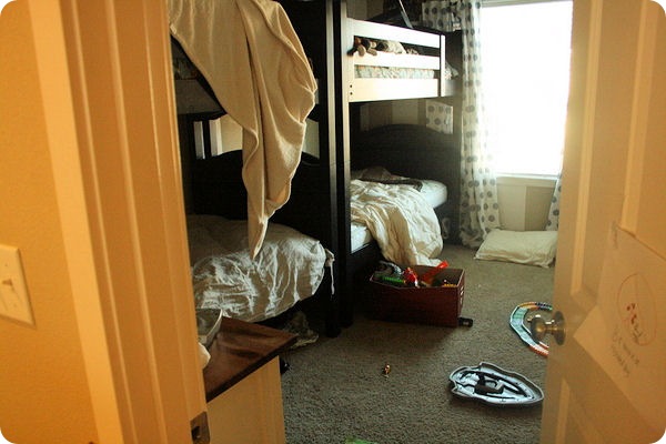 messy boys room