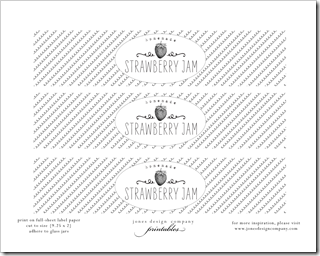strawberry jam full label strawberry jam full label