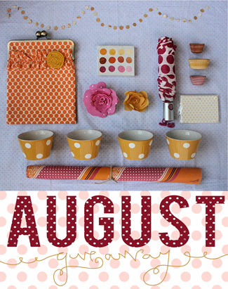 august giveaway