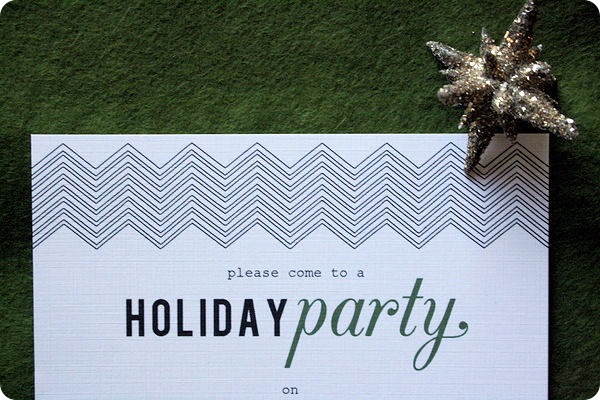 holiday party printable invite