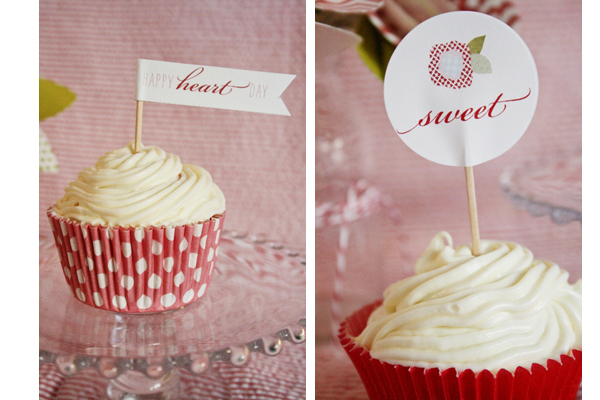 two cupcakes