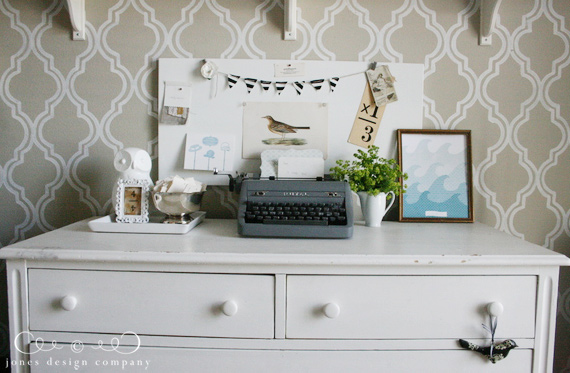 be-still-waves-print-on-dresser