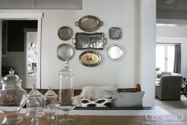 how to hang platters on the wall | jones design company