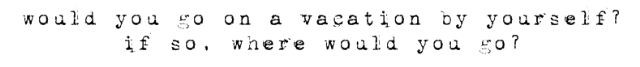 vacation