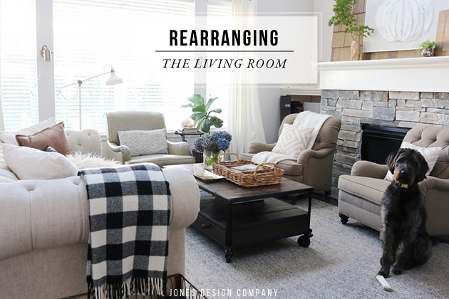 rearranging a small living room